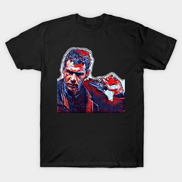 Deckard Red and Blue T-Shirt by Bespired